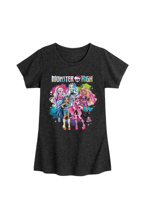 - Colorful Clouds Group - Youth Girls Fitted Short Sleeve T-Shirt