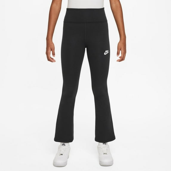 Girls 7-16 Nike Classics High-Waisted Flared Leggings Color: Black Size: X LARGE