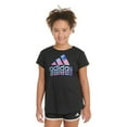 thumbnail image 1 of Girls 7-16 adidas Essential Graphic Tee in Regular & Plus Size Color: Black Size: LARGE, 1 of 4