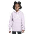 thumbnail image 1 of Girls 7-16 adidas Essential Heather Graphic Hoodie in Regular & Plus Size Color: Lavender Size: SMALL, 1 of 4