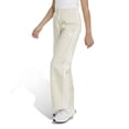 thumbnail image 1 of Girls 7-16 adidas Full Length Wide Leg Pants Color: Beige Size: MEDIUM, 1 of 4
