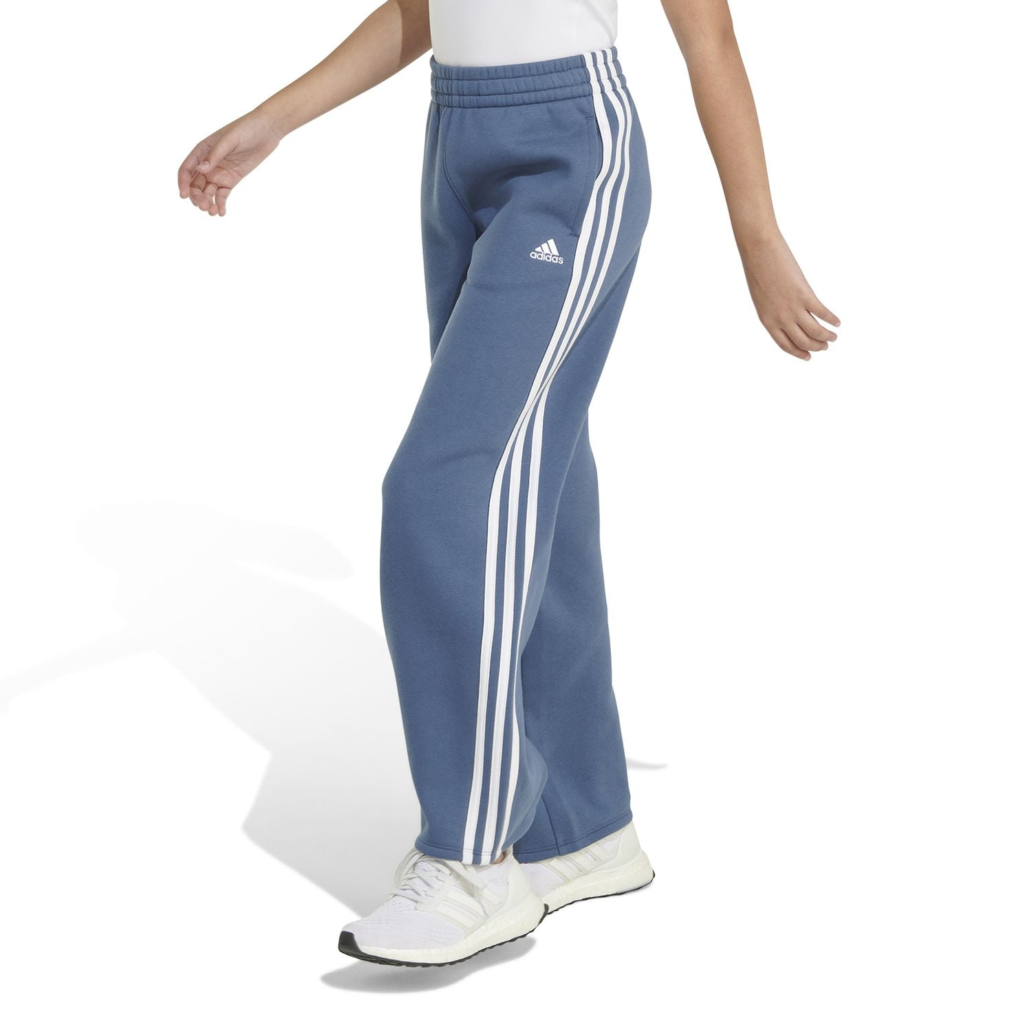 adidas Girls Full Length Wide Leg Pants