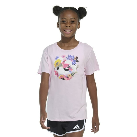 Girls 7-16 adidas Regular Fit Tee Color: Light Pink Size: SMALL
