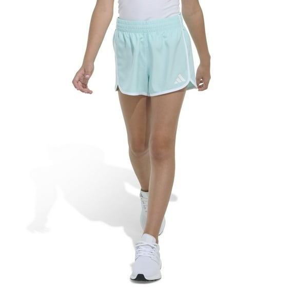 Girls 7-16 adidas Woven Athletic Shorts Color: Aqua Size: SMALL
