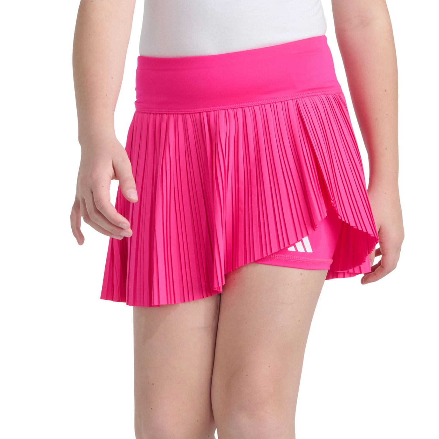 Girls 7-16 adidas Woven Pleated Skort Color: Shock Pink Size