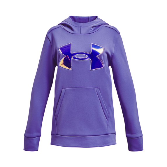 Girls 7-20 Under Armour Iridescent Logo Armour Fleece Hoodie Color: Purple Size: MEDIUM