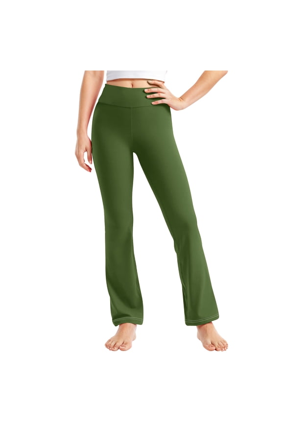 Girls 7/8 Leggings Childrens Clothes Girls Athleta Girl Clothing for Tall Skinny Girls Black Pants for Girls Flare Leggings Kids