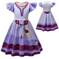 thumbnail image 1 of Girls ASHA Princess Dress Halloween Party Outfit 2-8Y, 1 of 6