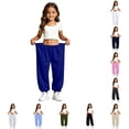 thumbnail image 1 of Girls Active Sweatpants Athletic Performance Joggers with Pockets Size 10-11 Years, 1 of 8