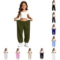 thumbnail image 1 of Girls Active Sweatpants Athletic Performance Joggers with Pockets Size 10-11 Years, 1 of 8