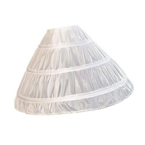 Girls Adjustable 50cm Crinoline with Steel Hoops for Weddings, Ballet & Special Occasions