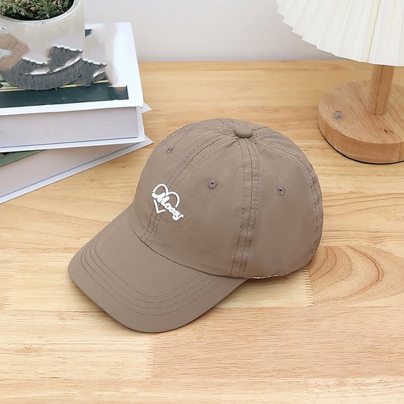 Girls Adjustable Baseball Cap with Ponytail Hole Lightweight Breathable Summer Sun Visor for Outdoor Sports Funny Hats Adjustable Cute Caps Adjustable Baseball Hats for Boys & Girls