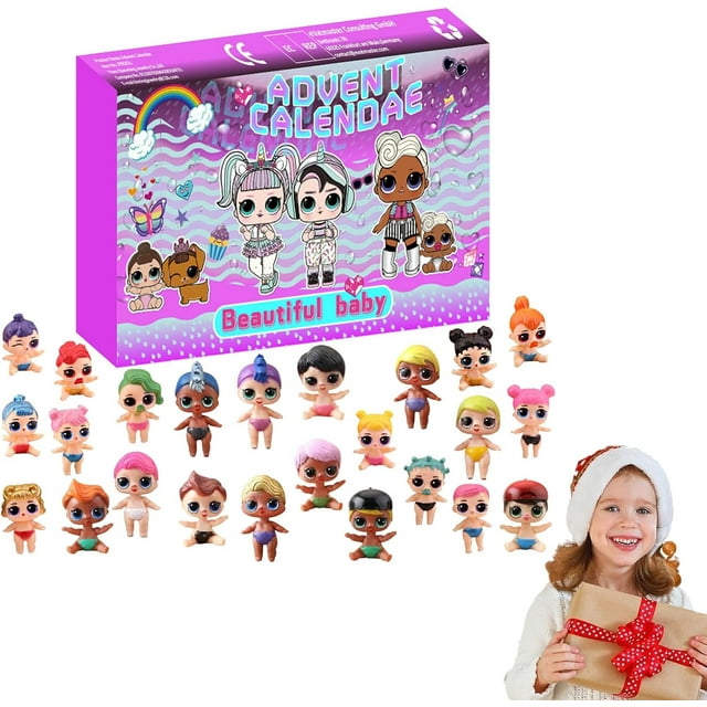 Girls Advent Calendar 2024, Dolls Advent Calendar 2024, 24 Days Advent