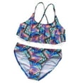 thumbnail image 1 of Cute Toddler Girls Ruffle One Piece Bathing Suit, 1 of 5