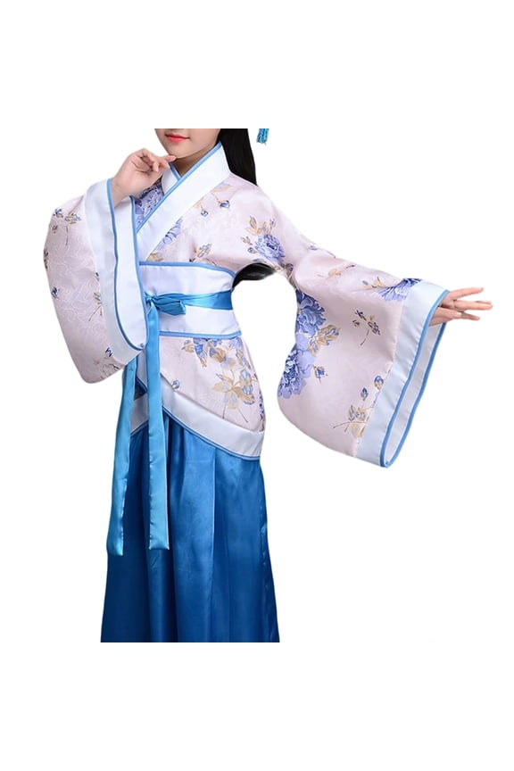 Girls' Ancient Chinese Traditional Hanfu Dress Fancy Dress Christmas Party Dress Festival Party Photo Attire