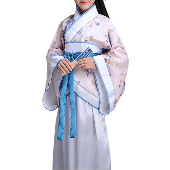 Girls' Ancient Chinese Traditional Hanfu Dress Fancy Dress Christmas Party Dress Festival Party Photo Attire