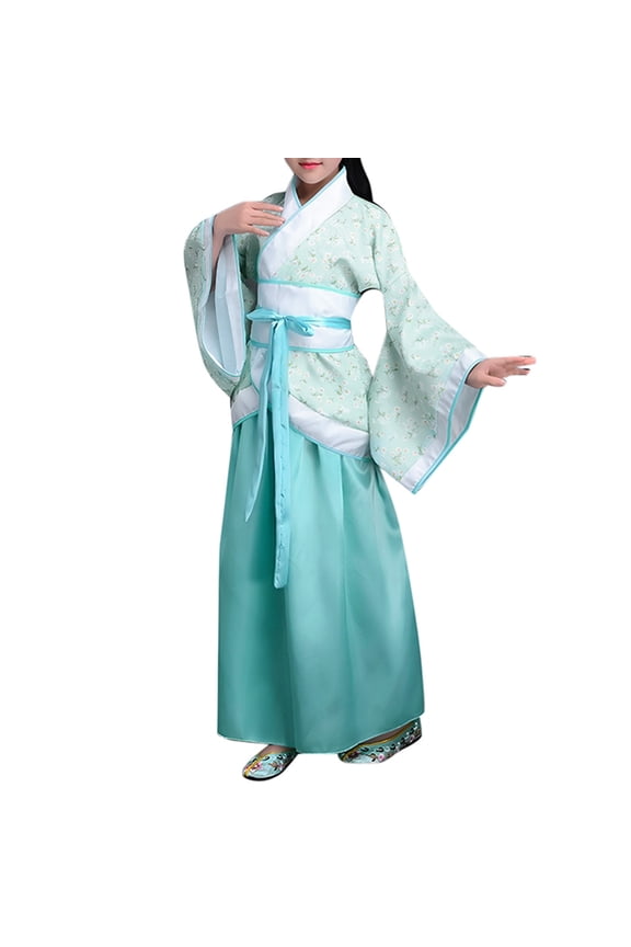 Girls' Ancient Chinese Traditional Hanfu Dress Fancy Dress Christmas Party Dress Festival Party Photo Attire