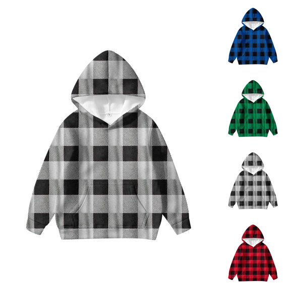 Girls And Boys Autumn And Winter Color Round Neck Long Sleeved Pocket Sports Casual Children Hooded Sweatshirt Boys Fashion Boys Hoodies