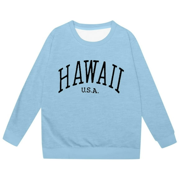 Girls And Boys Autumn And Winter Color Round Neck Short Sleeved Sports Casual Children Sweatshirt Cat Ear Sweater for Girls