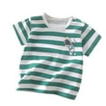 thumbnail image 1 of Girls And Boys Cartoon O-Neck Tee Short Sleeve T-Shirts Kids Tops Trendy Dailywear 3-4 Years, 1 of 3