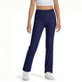 thumbnail image 1 of Girls And Boys Pants High Stretchy Dress Pants Uniform Pants Color: Navy Size: 9-10 years, 1 of 6