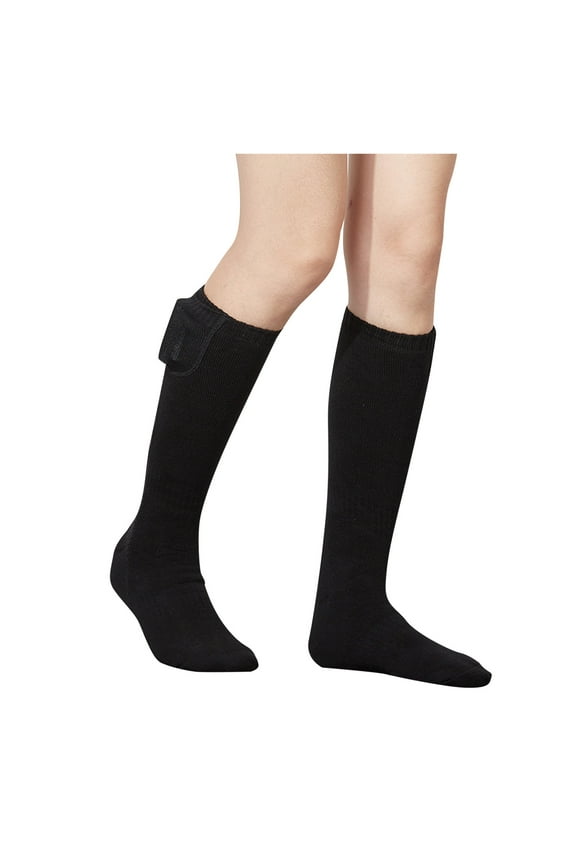 Girls And Unisex Rechargeable Electric Heated Battery Powered Comfortable Winter Sport Outdoor Hunting Camping Hiking Warm Socks