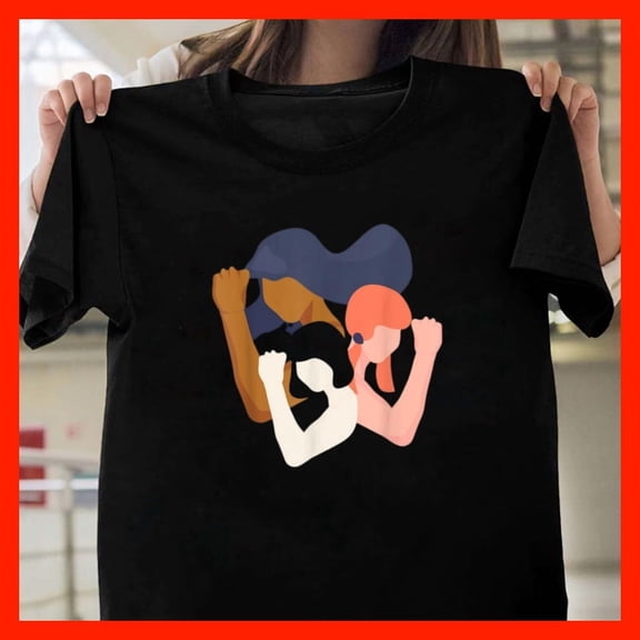 Girls And Women Unity Power In Diversity Feminist G9438, for Unisex, Up to Size 5XL