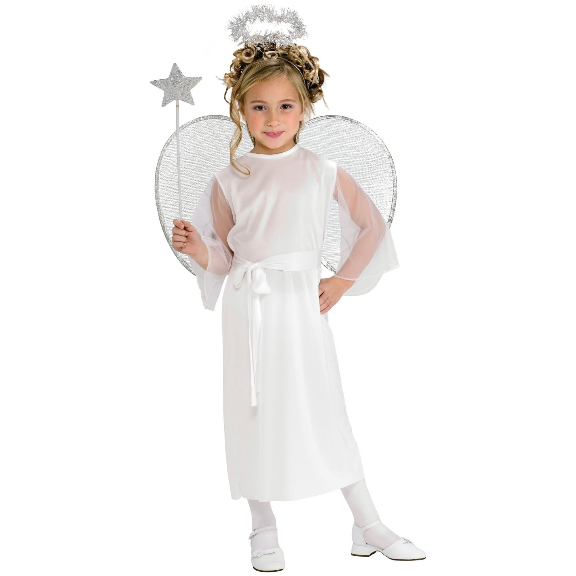 Girls Angel Halloween Costume, by Way To Celebrate, Size S