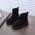 thumbnail image 1 of Girls Ankle Boots Fashion Trendy Casual Cute Comfortable Lightweight Slip Resistant Chunky Boot Breathable Casual Shoes Fall Winter Warm Trendy Booties, 1 of 5