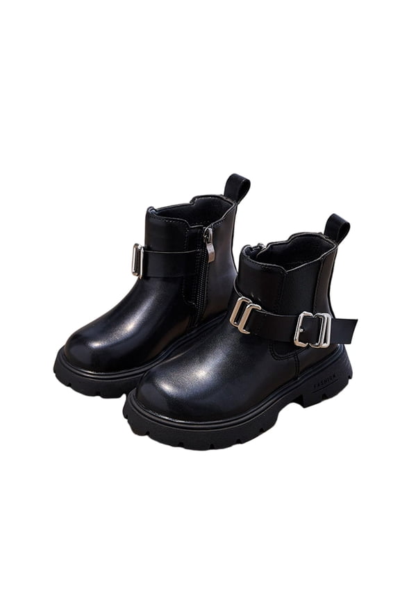 Girls Ankle Bow Boots Low Heel Cute Faux Pearl Outdoor Side Zipper Comfort Boots(Toddler/Little Kid/Big Kid)