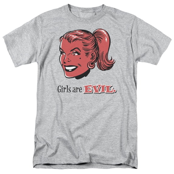 - Girls Are Evil - Short Sleeve Shirt - XXXX-Large