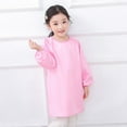 thumbnail image 1 of Girls Art Smock Long Sleeve Children's Painting Apron Durable Kids Apparel for Artists Ideal for School and Home Activities, 1 of 3