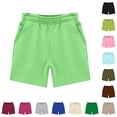 thumbnail image 1 of Girls Athletic Casual Shorts Loose Fit Breathable Playwear Comfortable Elastic Waistband for Sports Outdoor Activities Gymnastics Pants 3-4 Years, 1 of 4