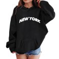 thumbnail image 1 of Girls Athletic Hoodie Soft Pullover Sweatshirt With Pocket Comfortable Casual Sportswear For Teen Girls, 1 of 4