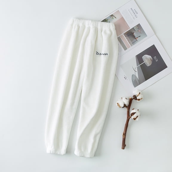 Girls Athletic Joggers Pants White Sweatpants Boys Girls Size 9-10 Years Sweatpants