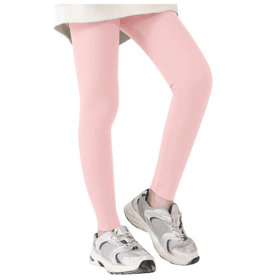 Girls Athletic Leggings for Dance Running Yoga and Kids Workout Activities with Comfortable Stretch Fabric Oversized Sweatpants Basic Comfortable Pants Crewneck Casual Trousers