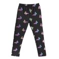 thumbnail image 1 of Girls' Athletic Leggings Kids Dance Running Yoga Footless Pants Workout Active Tights, 1 of 7