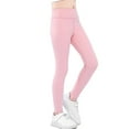 thumbnail image 1 of Girls Athletic Leggings Kids Dance Running Yoga Pants Workout Active Dance Tights, Size 4-10T, 1 of 8