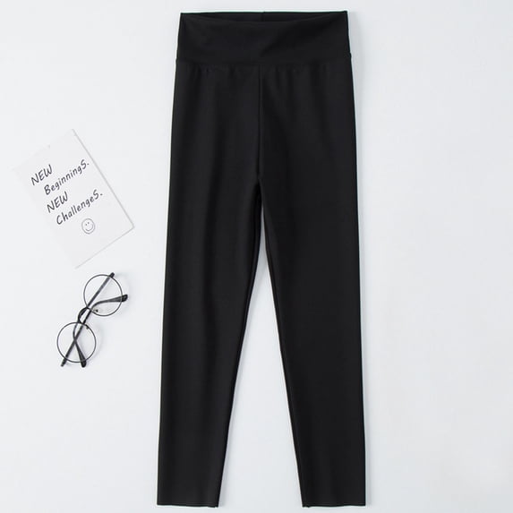 Girls Athletic Leggings Kids Dance Running Yoga Pants Workout Dance Tights Soft Girls Pants Black 4-5 Years