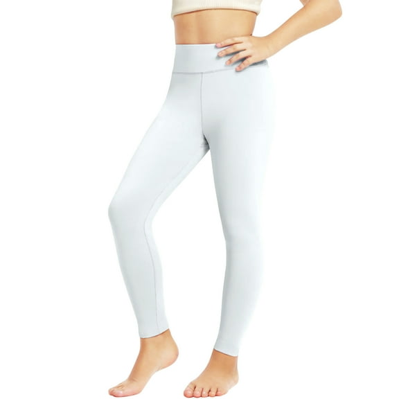 Girls Athletic Leggings Kids Dance Workout Running Yoga Pants High Waist Tight Casual Active Slim Trouser