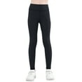 thumbnail image 1 of Girls Athletic Leggings Kids Stretchy Pants Dance Workout Running Yoga Leggings, 1 of 8