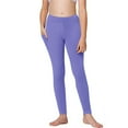 thumbnail image 1 of Girls Athletic Leggings Kids Workout Ankle Length High Waisted Stretchy Running Yoga Pants with Pockets, 1 of 6