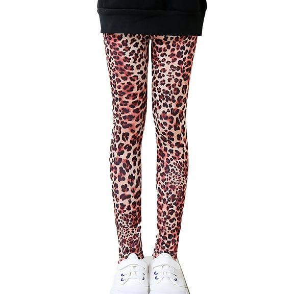 Girls Athletic Leggings Yoga Pants Kids Dance Running Pants Soft Comfy Printed Leggings Workout Active Dance Ankle Length Tights Z0F-D, 60