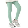 thumbnail image 1 of Girls Athletic Leggings for Dance Running Yoga and Kids Workout Activities with Comfortable Stretch Fabric, 1 of 4