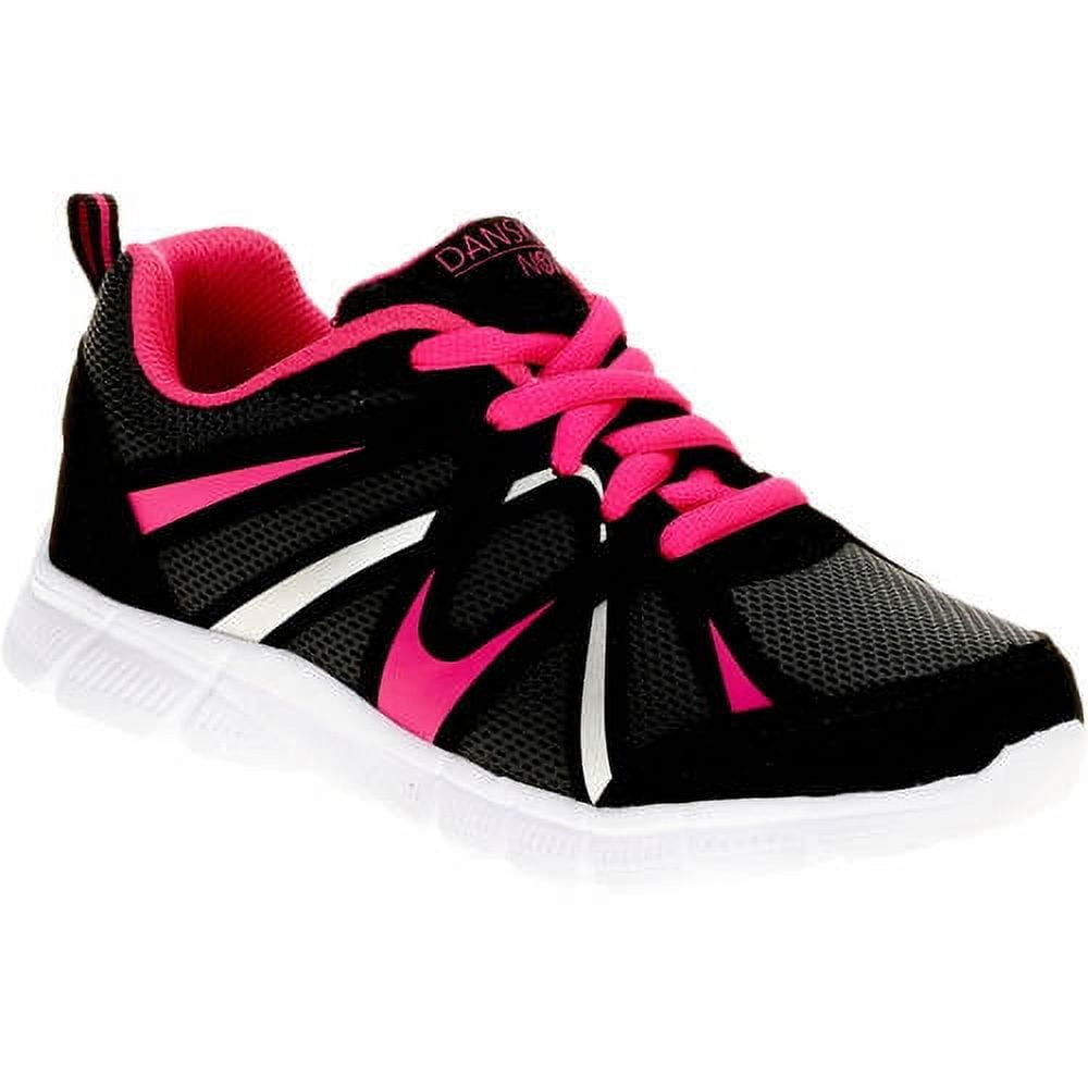 DANSKIN NOW Athletic Shoes Sneakers Pink Black Girl's Youth Size 1