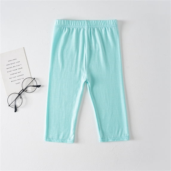 Girls Athletic Pants Casual Leggings for Kids Stylish Capris for Running Comfortable Workout Tights and Cropped Shorts for Young Girls