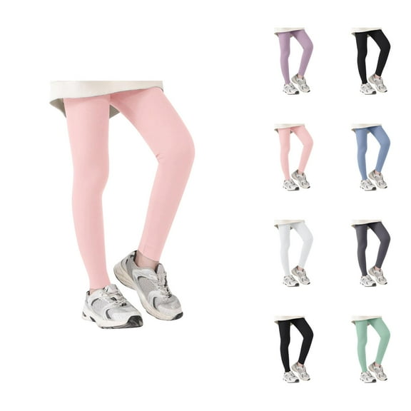 Girls Athletic Pants Girls Gym Pants Girls Pants Athletic Leggings for Kids - for Dance Running Yoga and Workouts Comfortable and Stylish Tights for Active Girls