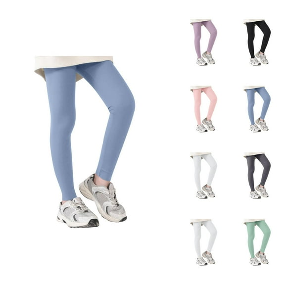 Girls Athletic Pants Girls Gym Pants Girls Pants Athletic Leggings for Kids - for Dance Running Yoga and Workouts Comfortable and Stylish Tights for Active Girls