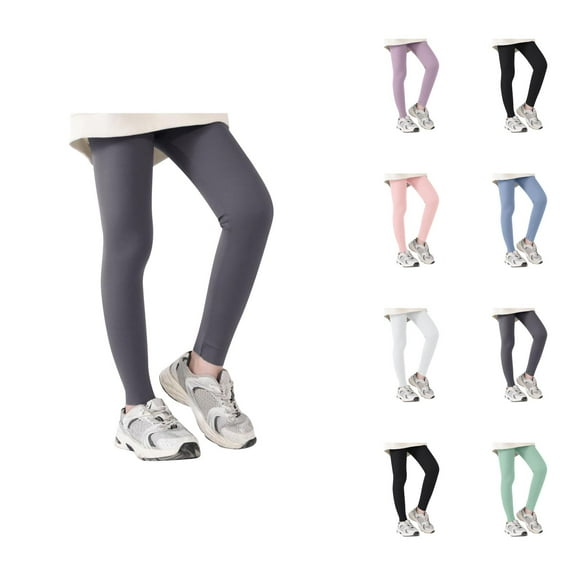 Girls Athletic Pants Girls Gym Pants Girls Pants Athletic Leggings for Kids - for Dance Running Yoga and Workouts Comfortable and Stylish Tights for Active Girls