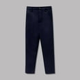 thumbnail image 1 of Girls Athletic Pants New Uniform Pants for Boys and Girls Pull on Loose School Golf Adjustable Waist Pant Kids Straight Leg Trousers Blue 5 Years, 1 of 3